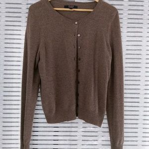 Brown cardigan